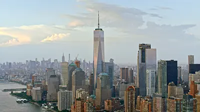 The Digital Revolution of Insurance A view of a city