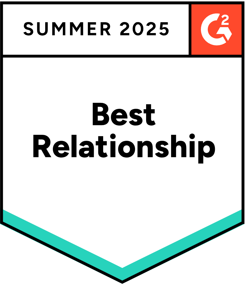 Best Relationship G2 Badge