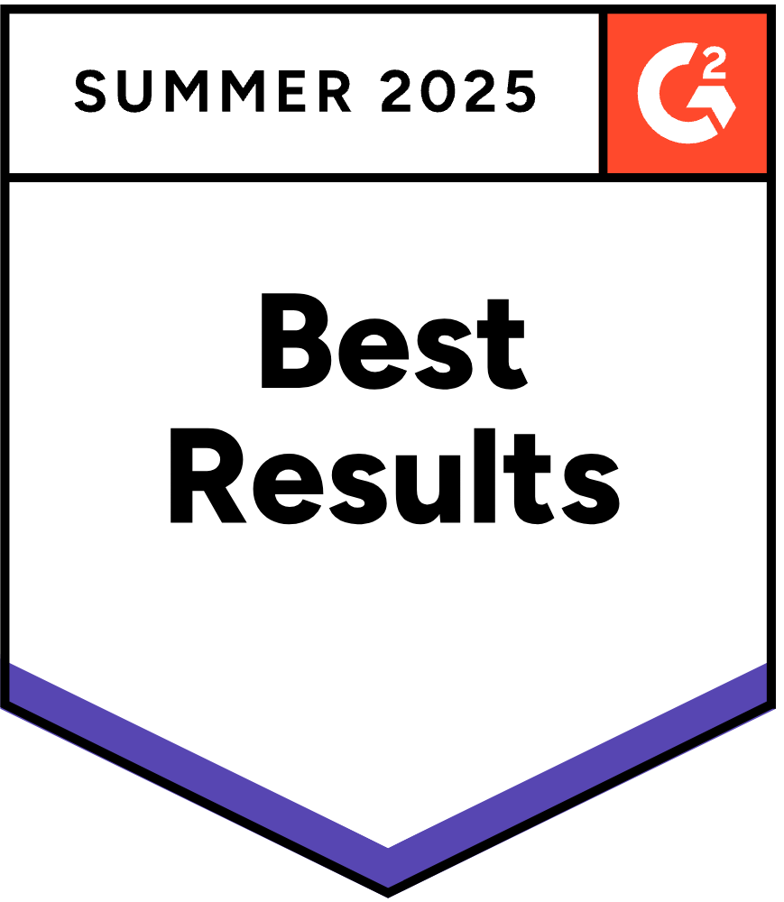 Best Results G2 Badge