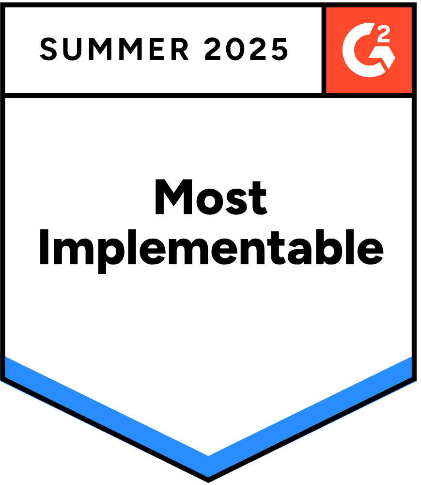 Most Implementable G2 Badge